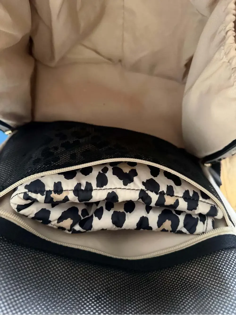 Itzy Ritzy Leopard Print Convertible Diaper Bag Backpack / Tote